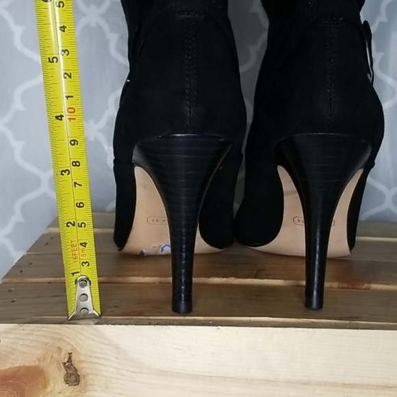 Coach suede heeled boots - Picture 6 of 6